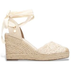 Xti für Damen. 14534702-BEIGE Espadrilles 145347 beige (37), Stoff, 8 bis 10 cm, Schnürsenkel, Lässig, Sportlich Xti für Damen. 14534702-BEIGE Espadrilles 145347 beige (37), Stoff, 8 bis 10 cm, Schnürsenkel, Lässig, Sportlich