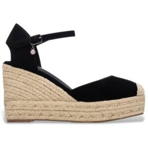 Xti für Damen. 14541602-NEGRO Espadrilles 145416 schwarz (38), Stoff, 8 bis 10 cm, Schnalle, Lässig, Sportlich Xti für Damen. 14541602-NEGRO Espadrilles 145416 schwarz (38), Stoff, 8 bis 10 cm, Schnalle, Lässig, Sportlich