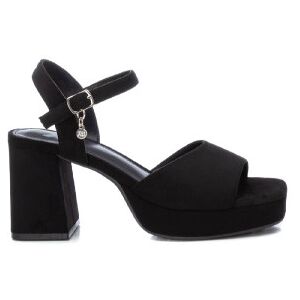 Xti für Damen. 14147101-NEGRO Frau Antelina Ledersandalen Schwarz (36), 5 bis 8 cm, Wildleder, Schnalle, Lässig, Party Xti für Damen. 14147101-NEGRO Frau Antelina Ledersandalen Schwarz (36), 5 bis 8 cm, Wildleder, Schnalle, Lässig, Party