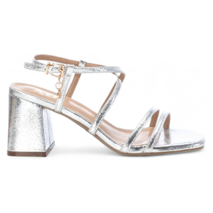 Xti für Damen. 14235102-PLATA Sandalen 142351 silber (41), 5 bis 8 cm, Schnalle, Lässig, Party Xti für Damen. 14235102-PLATA Sandalen 142351 silber (41), 5 bis 8 cm, Schnalle, Lässig, Party