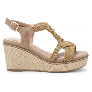 Xti für Damen. 14283403-BEIGE Sandalen 142834 braun (40), 8 bis 10 cm, Schnalle, Lässig Xti für Damen. 14283403-BEIGE Sandalen 142834 braun (40), 8 bis 10 cm, Schnalle, Lässig