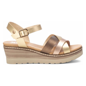 Xti für Damen. 14285304-ORO Sandalen 142853 gold (40), 5 bis 8 cm, Schnalle, Lässig Xti für Damen. 14285304-ORO Sandalen 142853 gold (40), 5 bis 8 cm, Schnalle, Lässig