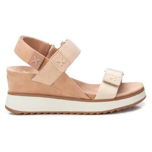 Xti für Damen. 14384802-TAUPE Sandalen 143848 taupe (41), 5 bis 8 cm, Klettverschluss, Lässig Xti für Damen. 14384802-TAUPE Sandalen 143848 taupe (41), 5 bis 8 cm, Klettverschluss, Lässig