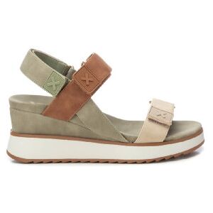 Xti für Damen. 14384806-KAKI Sandalen 143848 grün (38), 5 bis 8 cm, Klettverschluss, Lässig Xti für Damen. 14384806-KAKI Sandalen 143848 grün (38), 5 bis 8 cm, Klettverschluss, Lässig