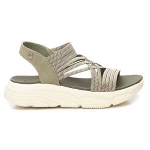 Xti für Damen. 14410002-KAKI Sandalen 144100 grün (39), Stoff, 3 bis 5 cm, Keine, Lässig Xti für Damen. 14410002-KAKI Sandalen 144100 grün (39), Stoff, 3 bis 5 cm, Keine, Lässig