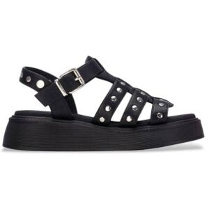 Xti für Damen. 14523801-NEGRO Sandalen 145238 schwarz (39), Wohnung, Schnalle, Lässig, Sportlich Xti für Damen. 14523801-NEGRO Sandalen 145238 schwarz (39), Wohnung, Schnalle, Lässig, Sportlich