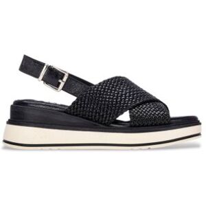 Xti für Damen. 14525202-NEGRO Sandalen 145252 schwarz (36), Stoff, 3 bis 5 cm, Schnalle, Lässig, Sportlich Xti für Damen. 14525202-NEGRO Sandalen 145252 schwarz (36), Stoff, 3 bis 5 cm, Schnalle, Lässig, Sportlich