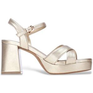 Xti für Damen. 14528806-ORO Sandalen 145288 gold (40), 5 bis 8 cm, Schnalle, Lässig, Sportlich, Klassisch Xti für Damen. 14528806-ORO Sandalen 145288 gold (40), 5 bis 8 cm, Schnalle, Lässig, Sportlich, Klassisch