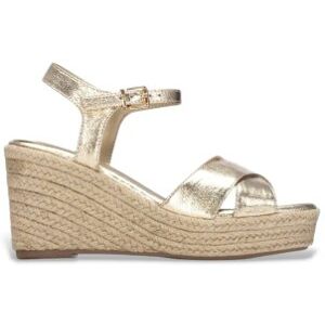 Xti für Damen. 14532801-ORO Sandalen 145328 gold (37), Stoff, 8 bis 10 cm, Schnalle, Lässig, Sportlich Xti für Damen. 14532801-ORO Sandalen 145328 gold (37), Stoff, 8 bis 10 cm, Schnalle, Lässig, Sportlich