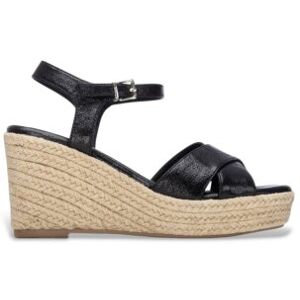 Xti für Damen. 14532802-NEGRO Sandalen 145328 schwarz (41), Stoff, 8 bis 10 cm, Schnalle, Lässig, Sportlich Xti für Damen. 14532802-NEGRO Sandalen 145328 schwarz (41), Stoff, 8 bis 10 cm, Schnalle, Lässig, Sportlich