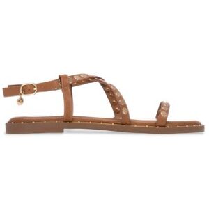 Xti für Damen. 14535702-CAMEL Sandalen 145357 braun (39), Wohnung, Schnalle, Lässig, Sportlich Xti für Damen. 14535702-CAMEL Sandalen 145357 braun (39), Wohnung, Schnalle, Lässig, Sportlich