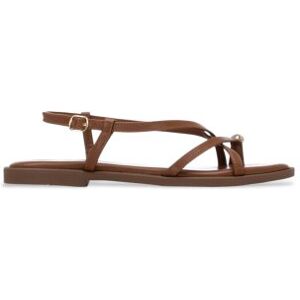 Xti für Damen. 14535802-CAMEL Sandalen 145358 braun (39), Wohnung, Schnalle, Lässig, Sportlich, Klassisch Xti für Damen. 14535802-CAMEL Sandalen 145358 braun (39), Wohnung, Schnalle, Lässig, Sportlich, Klassisch