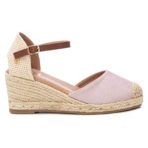 Xti für Damen. 14074619-LILA 140746 Fliederfarbene Ledersandalen (39), 5 bis 8 cm, Wildleder, Schnalle, Lässig Xti für Damen. 14074619-LILA 140746 Fliederfarbene Ledersandalen (39), 5 bis 8 cm, Wildleder, Schnalle, Lässig
