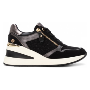 Xti für Damen. 14437902-NEGRO Turnschuhe 144379 schwarz (39), 3 bis 5 cm, Reißverschluss, Lässig Xti für Damen. 14437902-NEGRO Turnschuhe 144379 schwarz (39), 3 bis 5 cm, Reißverschluss, Lässig