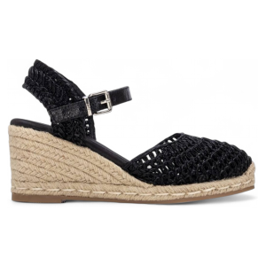 Xti für Damen. 14529604-NEGRO Espadrilles 145296 schwarz (41), 5 bis 8 cm, Schnalle, Lässig Xti für Damen. 14529604-NEGRO Espadrilles 145296 schwarz (41), 5 bis 8 cm, Schnalle, Lässig