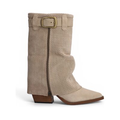 Alpe für Damen. 527611 Dua beige Lederstiefel (39), 3 bis 5 cm, Reißverschluss, Lässig Alpe für Damen. 527611 Dua beige Lederstiefel (39), 3 bis 5 cm, Reißverschluss, Lässig