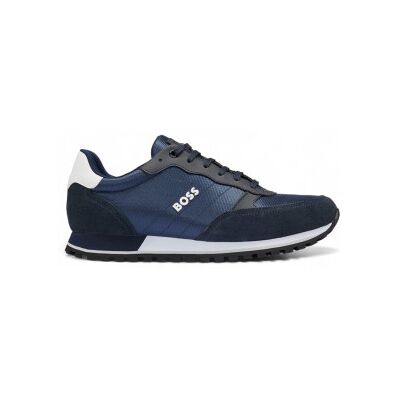Boss für Herren. 50498133 Parkour Schuhe navy (45), Wohnung, Schnürsenkel, Lässig, Marine Boss für Herren. 50498133 Parkour Schuhe navy (45), Wohnung, Schnürsenkel, Lässig, Marine