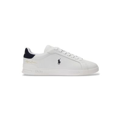 Polo Ralph Lauren für Herren. 809P10044002 Heritage Court II Leder Turnschuhe weiß (46), Wohnung, Schnürsenkel, Lässig Polo Ralph Lauren für Herren. 809P10044002 Heritage Court II Leder Turnschuhe weiß (46), Wohnung, Schnürsenkel, Lässig
