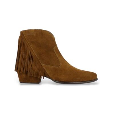 Wonders für Damen. D-2005 Braune Minimal Leder-Stiefeletten (36), Wohnung, Wildleder, Keine, Lässig Wonders für Damen. D-2005 Braune Minimal Leder-Stiefeletten (36), Wohnung, Wildleder, Keine, Lässig