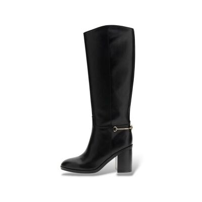 Guess für Damen. FLFGRILEA11 Grendi Lederstiefel schwarz (39), 3 bis 5 cm, Reißverschluss, Lässig, Klassisch Guess für Damen. FLFGRILEA11 Grendi Lederstiefel schwarz (39), 3 bis 5 cm, Reißverschluss, Lässig, Klassisch