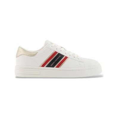 Giorgio Armani A X Armani Exchange für Damen. XW002231AF21421MZ128 Urban Tech Sneaker weiß (36.5), Wohnung, Schnürsenkel, Lässig Giorgio Armani A X Armani Exchange für Damen. XW002231AF21421MZ128 Urban Tech Sneaker weiß (36.5), Wohnung, Schnürsenkel, Lässig