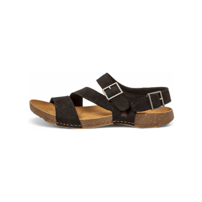 ART Unisex. 109997010003_001 Ledersandalen 0999 I Breathe schwarz (39), Wohnung, Schnalle, Lässig ART Unisex. 109997010003_001 Ledersandalen 0999 I Breathe schwarz (39), Wohnung, Schnalle, Lässig