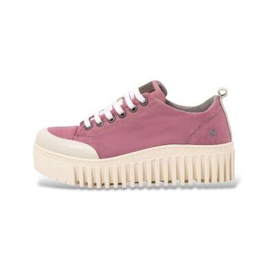 ART für Damen. 115341180003_008 Sneakers 1534S Brighton rosa (37), Stoff, 3 bis 5 cm, Schnürsenkel, Lässig ART für Damen. 115341180003_008 Sneakers 1534S Brighton rosa (37), Stoff, 3 bis 5 cm, Schnürsenkel, Lässig