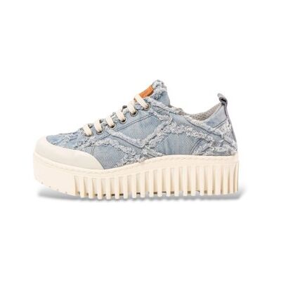 ART für Damen. 11534S150003_0B0 Sneaker 1534S Brighton blau (37), Stoff, 3 bis 5 cm, Schnürsenkel, Lässig ART für Damen. 11534S150003_0B0 Sneaker 1534S Brighton blau (37), Stoff, 3 bis 5 cm, Schnürsenkel, Lässig