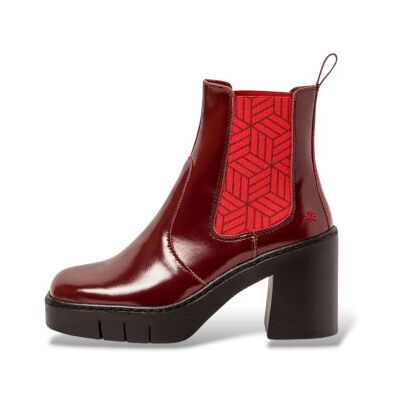 für Damen. 119831167003_008 Lederstiefeletten 1983 Berna burgunderrot (39), 8 bis 10 cm, Keine, Lässig, Party für Damen. 119831167003_008 Lederstiefeletten 1983 Berna burgunderrot (39), 8 bis 10 cm, Keine, Lässig, Party