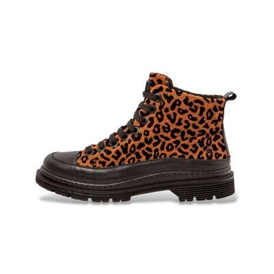 ART für Damen. 11895S1FC003_ESP Stiefeletten 1895S Birmingham braun (38), Wohnung, Schnürsenkel, Lässig, Tierdruck, Nylon ART für Damen. 11895S1FC003_ESP Stiefeletten 1895S Birmingham braun (38), Wohnung, Schnürsenkel, Lässig, Tierdruck, Nylon