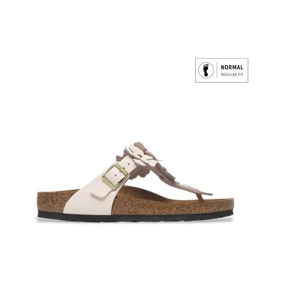 Birkenstock für Damen. 1029287 Sandalen aus Leder Gizeh Flower rosa (Normale Passform) hell (38), Wohnung, Keine, Lässig Birkenstock für Damen. 1029287 Sandalen aus Leder Gizeh Flower rosa (Normale Passform) hell (38), Wohnung, Keine, Lässig