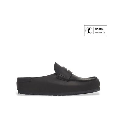Birkenstock für Herren. 1029711 Leder-Loafer Naples Wrapped (Reguläre Passform) schwarz (45), Wohnung, Keine, Lässig Birkenstock für Herren. 1029711 Leder-Loafer Naples Wrapped (Reguläre Passform) schwarz (45), Wohnung, Keine, Lässig