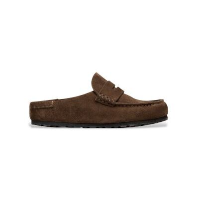 Birkenstock für Damen. 1031701 Loafer Naples Wrapped aus Leder (Schmale Passform) braun (39), Wohnung, Wildleder, Keine, Lässig Birkenstock für Damen. 1031701 Loafer Naples Wrapped aus Leder (Schmale Passform) braun (39), Wohnung, Wildleder, Keine, Lässig