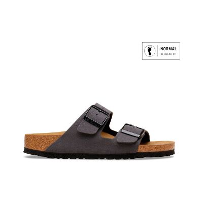 Birkenstock für Herren. 1032045 Sandalen Arizona Birkibuc (Normale Passform) grau (40), Wohnung, Schnalle, Lässig Birkenstock für Herren. 1032045 Sandalen Arizona Birkibuc (Normale Passform) grau (40), Wohnung, Schnalle, Lässig