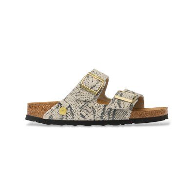 Birkenstock für Damen. 1033065 Sandalen aus Leder Arizona (Schmale Passform) beige (38), Wohnung, Wildleder, Keine, Lässig, Tierdruck Birkenstock für Damen. 1033065 Sandalen aus Leder Arizona (Schmale Passform) beige (38), Wohnung, Wildleder, Keine, Lässig, Tierdruck
