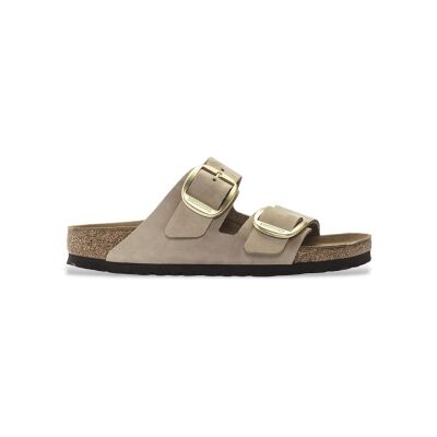 Birkenstock für Damen. 1024064 Leder-Sandalen Arizona Big Buckle (Schmale Passform) beige (37), Wohnung, Nobuck, Keine, Lässig Birkenstock für Damen. 1024064 Leder-Sandalen Arizona Big Buckle (Schmale Passform) beige (37), Wohnung, Nobuck, Keine, Lässig