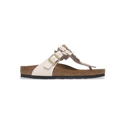 Birkenstock für Damen. 1029304 Ledersandalen Gizeh Flower Embellishment (Schmale Passform) hellrosa (41), Wohnung, Schnalle, Lässig Birkenstock für Damen. 1029304 Ledersandalen Gizeh Flower Embellishment (Schmale Passform) hellrosa (41), Wohnung, Schnalle, Lässig