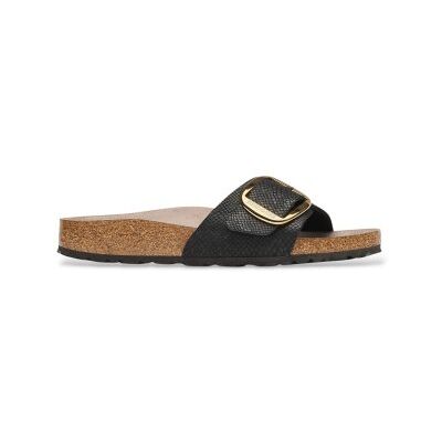 Birkenstock für Damen. 1032965 Sandalen Madrid Big Buckle (Schmale Passform) schwarz (37), Wohnung, Keine, Lässig Birkenstock für Damen. 1032965 Sandalen Madrid Big Buckle (Schmale Passform) schwarz (37), Wohnung, Keine, Lässig