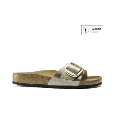 Birkenstock für Damen. 1016237 Sandaletten Madrid Big Buckle (Schmale Passform) Taupe (39), Wohnung, Keine, Lässig Birkenstock für Damen. 1016237 Sandaletten Madrid Big Buckle (Schmale Passform) Taupe (39), Wohnung, Keine, Lässig
