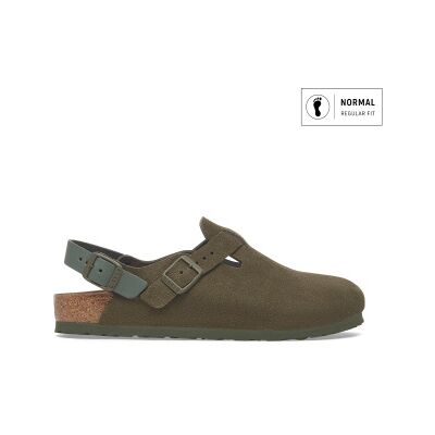 Birkenstock für Herren. 1029912 Tokio Leder-Clogs (Reguläre Passform) grün (41), Wohnung, Wildleder, Keine, Lässig Birkenstock für Herren. 1029912 Tokio Leder-Clogs (Reguläre Passform) grün (41), Wohnung, Wildleder, Keine, Lässig