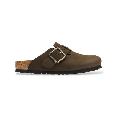 Birkenstock für Herren. 1032760 Lederpantoletten Boston Wire Buckle (reguläre Passform) braun (44), Wohnung, Nobuck, Keine, Lässig Birkenstock für Herren. 1032760 Lederpantoletten Boston Wire Buckle (reguläre Passform) braun (44), Wohnung, Nobuck, Keine, Lässig