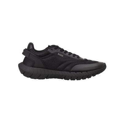 Boss für Herren. 50568946 Motion Sneakers schwarz (45), Wohnung, Schnürsenkel, Lässig, Masche Boss für Herren. 50568946 Motion Sneakers schwarz (45), Wohnung, Schnürsenkel, Lässig, Masche