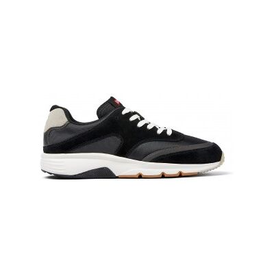 Camper für Herren. K100876-013 Drift Leder Sneakers schwarz (40), Wohnung, Schnürsenkel, Lässig Camper für Herren. K100876-013 Drift Leder Sneakers schwarz (40), Wohnung, Schnürsenkel, Lässig