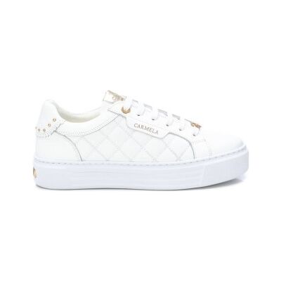 Carmela für Damen. 16193403-BLANCO Leder Turnschuhe 161934 weiß (39), Wohnung, Schnürsenkel, Lässig Carmela für Damen. 16193403-BLANCO Leder Turnschuhe 161934 weiß (39), Wohnung, Schnürsenkel, Lässig