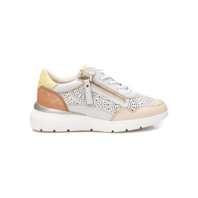 Carmela für Damen. 16227401-HIELO Leder Turnschuhe 162274 off-white (39), Weiß, Wohnung, Schnürsenkel, Reißverschluss, Lässig Carmela für Damen. 16227401-HIELO Leder Turnschuhe 162274 off-white (39), Weiß, Wohnung, Schnürsenkel, Reißverschluss, Lässig