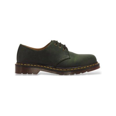 Dr Martens Unisex. 11838300 Leder-Loafer 1461 Dms grün (38), Wohnung, Schnürsenkel, Lässig Dr Martens Unisex. 11838300 Leder-Loafer 1461 Dms grün (38), Wohnung, Schnürsenkel, Lässig