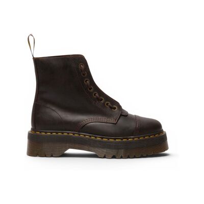 Dr Martens für Damen. 40910200 Sinclair Lederstiefel braun (40), 3 bis 5 cm, Reißverschluss, Lässig Dr Martens für Damen. 40910200 Sinclair Lederstiefel braun (40), 3 bis 5 cm, Reißverschluss, Lässig