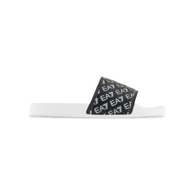 EA7 Unisex. 7X000109_AF15125 Flip Flops All Over Logo schwarz (46), Wohnung, Keine, Lässig, Strandbekleidung EA7 Unisex. 7X000109_AF15125 Flip Flops All Over Logo schwarz (46), Wohnung, Keine, Lässig, Strandbekleidung