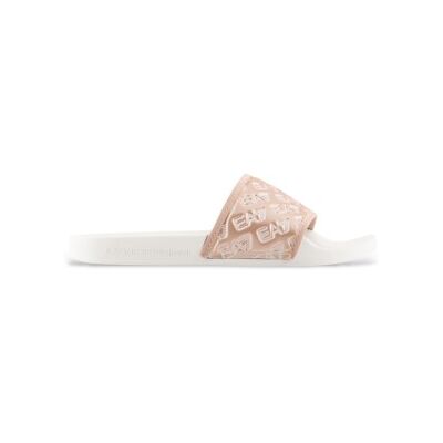 EA7 Unisex. 7X000109_AF15125 Flip Flops All Over Logo Weiß (46), Schwarz, Wohnung, Keine, Lässig, Strandbekleidung EA7 Unisex. 7X000109_AF15125 Flip Flops All Over Logo Weiß (46), Schwarz, Wohnung, Keine, Lässig, Strandbekleidung