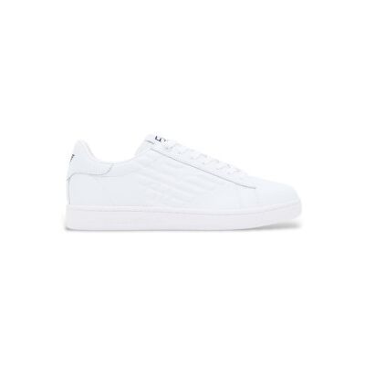 EA7 Unisex. 7X000331_AF10848 Turnschuhe Classic Cc weiß (49 1/3), Leder, Wohnung, Schnürsenkel, Lässig EA7 Unisex. 7X000331_AF10848 Turnschuhe Classic Cc weiß (49 1/3), Leder, Wohnung, Schnürsenkel, Lässig